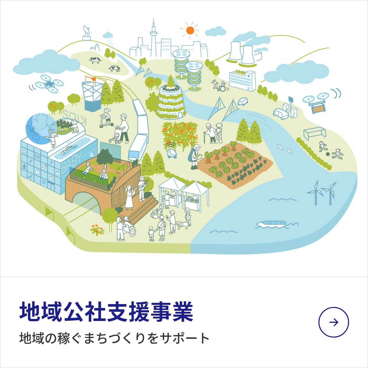 地域公社支援事業：地域の稼ぐまちづくりをサポート